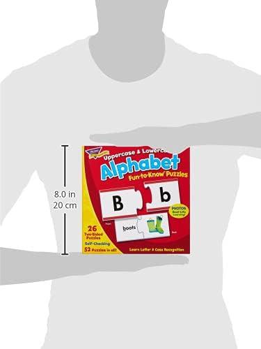 TREND Uppercase & Lowercase Alphabet Fun-to-Know® Puzzles