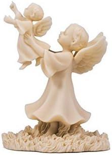 Comfort of Heaven Resin Angel Figurine with Child