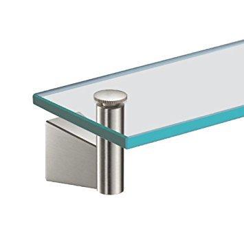 Bleu Wall Mount Rectangle Tempered Glass Shelf | Floating Shelf