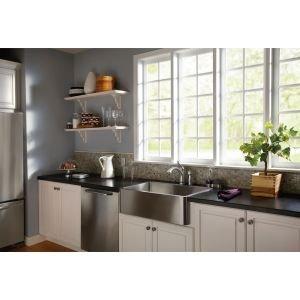 Linden Pull Out Sprayer Kitchen Sink Faucet, Single Handle Kitchen Faucet