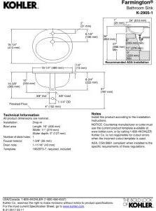 Biscuit Cast Iron Oval Drop-In Bathroom Sink