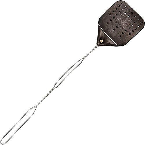 Yoder's Leather Shop Amish Made Genuine Hand Sewn Thick Tanned Cowhide Leather Fly Swatter 20 inch