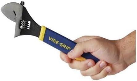 IRWIN VISE-GRIP 2078706, 6-12 inch Chrome Vanadium construction Adjustable Wrench 4 Piece