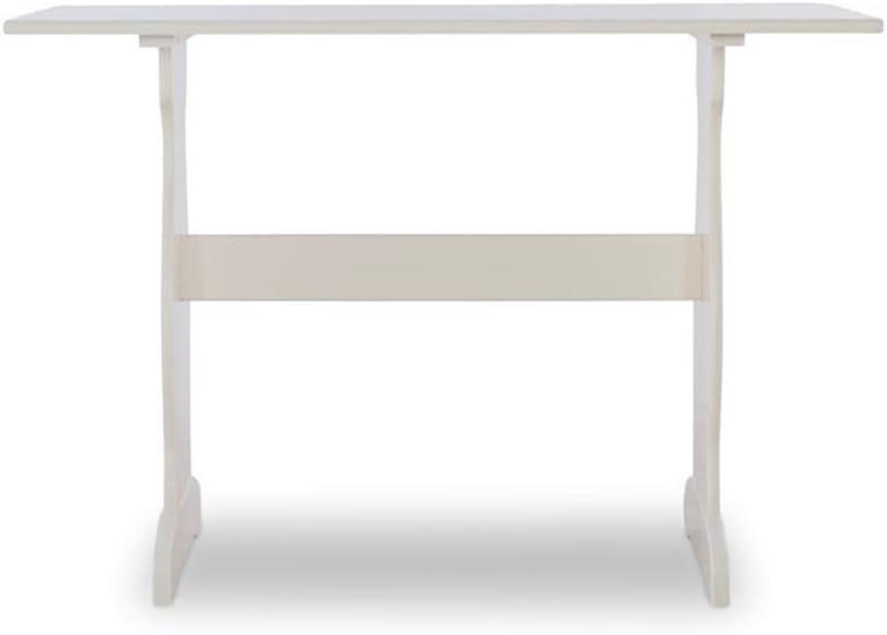 Riverbay Patio Conversation Indoor 3 Piece Kitchen Corner Nook Table Booth Bench Breakfast Dining Set in Charcoal