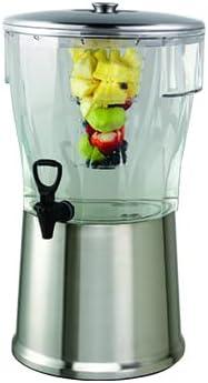 Service Ideas Beverage Dispenser with Optional Infuser Tube, NSF Certified