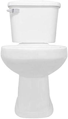 Avalon Toilet Handle Tank Lever With Adjustable Plastic Arm Replacement Kit , Single Flush Action, Adjustable Toilet Lever, Front Mount Handle, Polished Chrome, 9 Inch, For Mansfield Lever