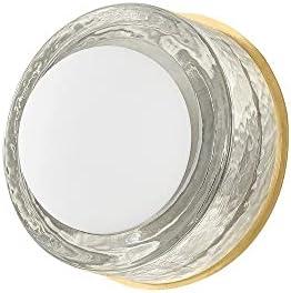 Ravi Round Sconce - Aged Brass