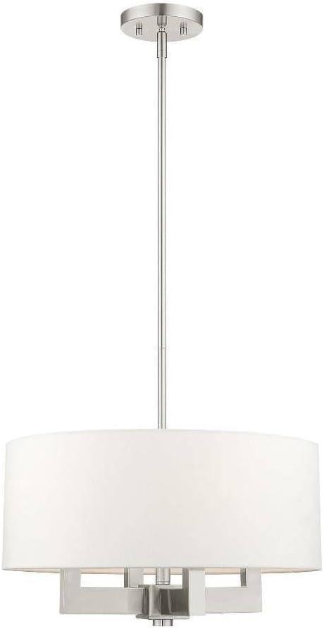 Livex Lighting Cresthaven 4 - Light Chandelier in  Brushed Nickel