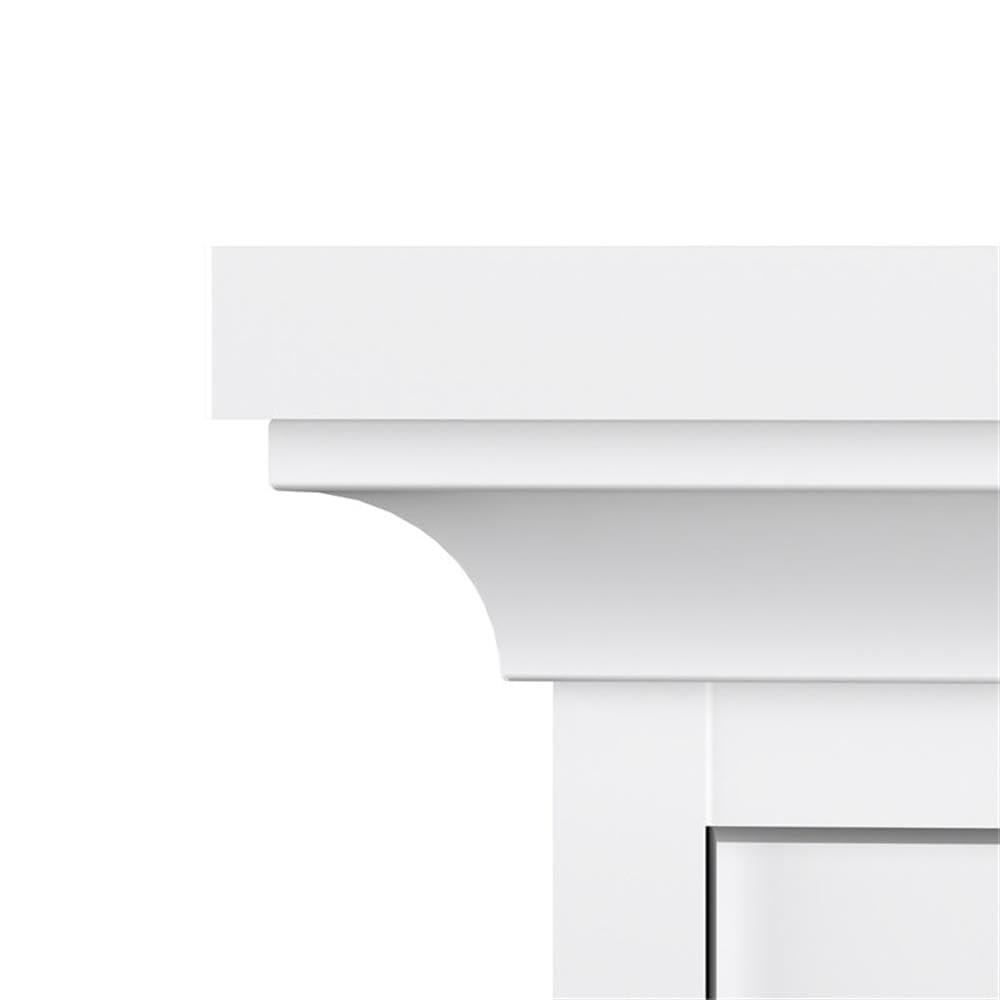 Tvilum Maison Park 1 Drawer, 1 Door Bedroom Nightstand for Adults, White