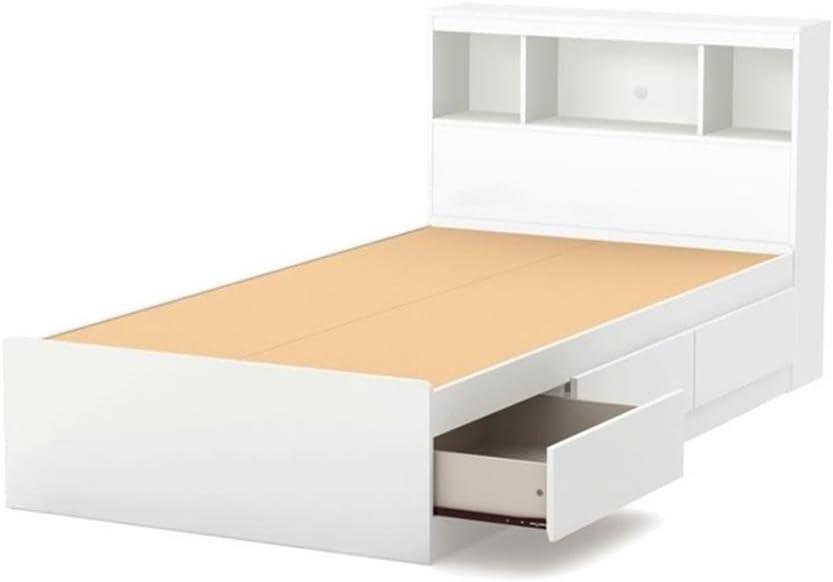 South Shore Reevo 3 Drawer Mate's & Captain's Bed with Bookcase by Southshore