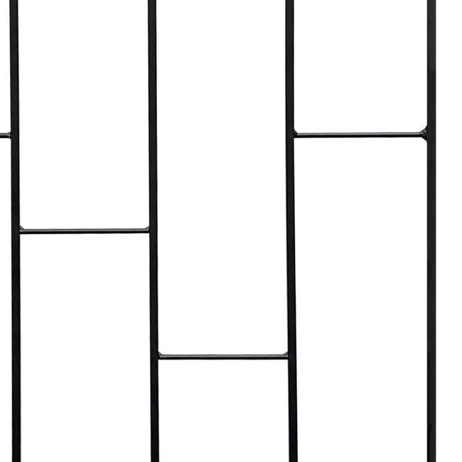 American GardenWorks Contemporary Trellis, Matte Black, 64"H