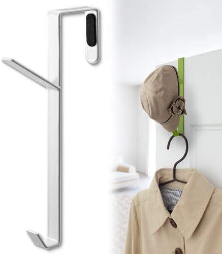 Yamazaki Home Over The Door Hook - Hanging Coat Rack, Steel, Over-the-Door