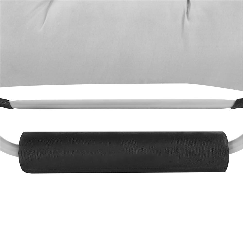 Yaheetech Zero Gravity Chair, Folding Reclining Lounge Recliner with Removable Pad & Headrest & Side Cup Holder Tray for Indoor and Outdoor Gray/2