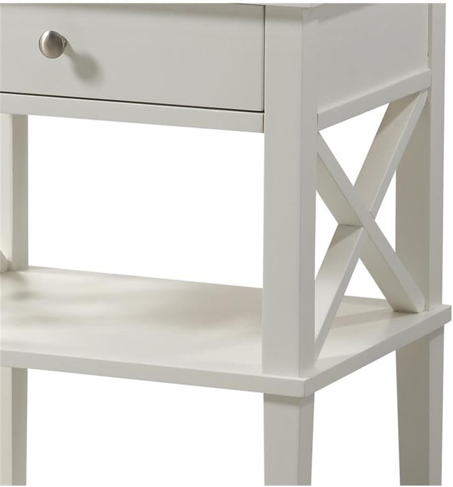 Marta Nightstand in White - Comfort Pointe