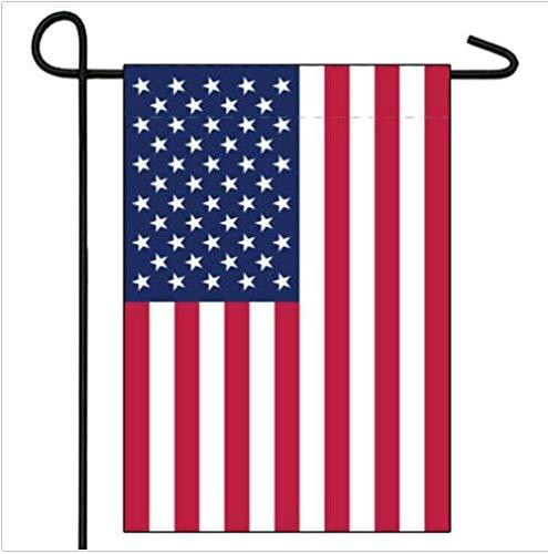 American Flag USA Garden Flag 12 x 18 - Patriotic Double Sided Small American Flags for Yard (American Garden Flag)