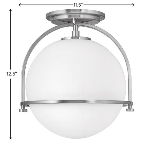 McCormick Hand Blown Glass Semi Flush Mount