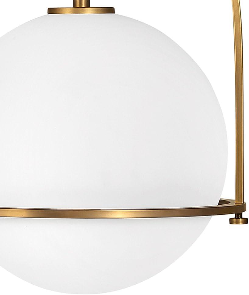 Arie Single Light Glass Dimmable Pendant
