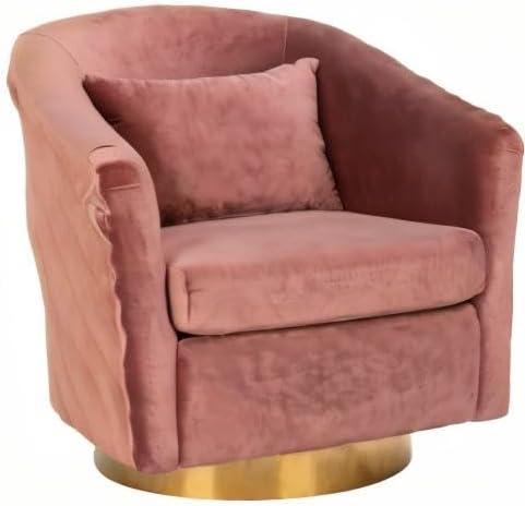 Skye Upholstered Swivel Barrel Chair