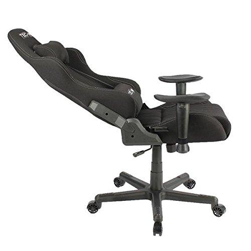 Techni Sport Techni Sport Adjustable Reclining Ergonomic Swiveling PC & Racing Game Chair in Black