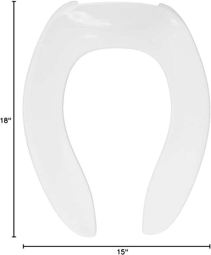 Centoco 500STSCCFE-001 Open Front No Cover Commercial Toilet Seat