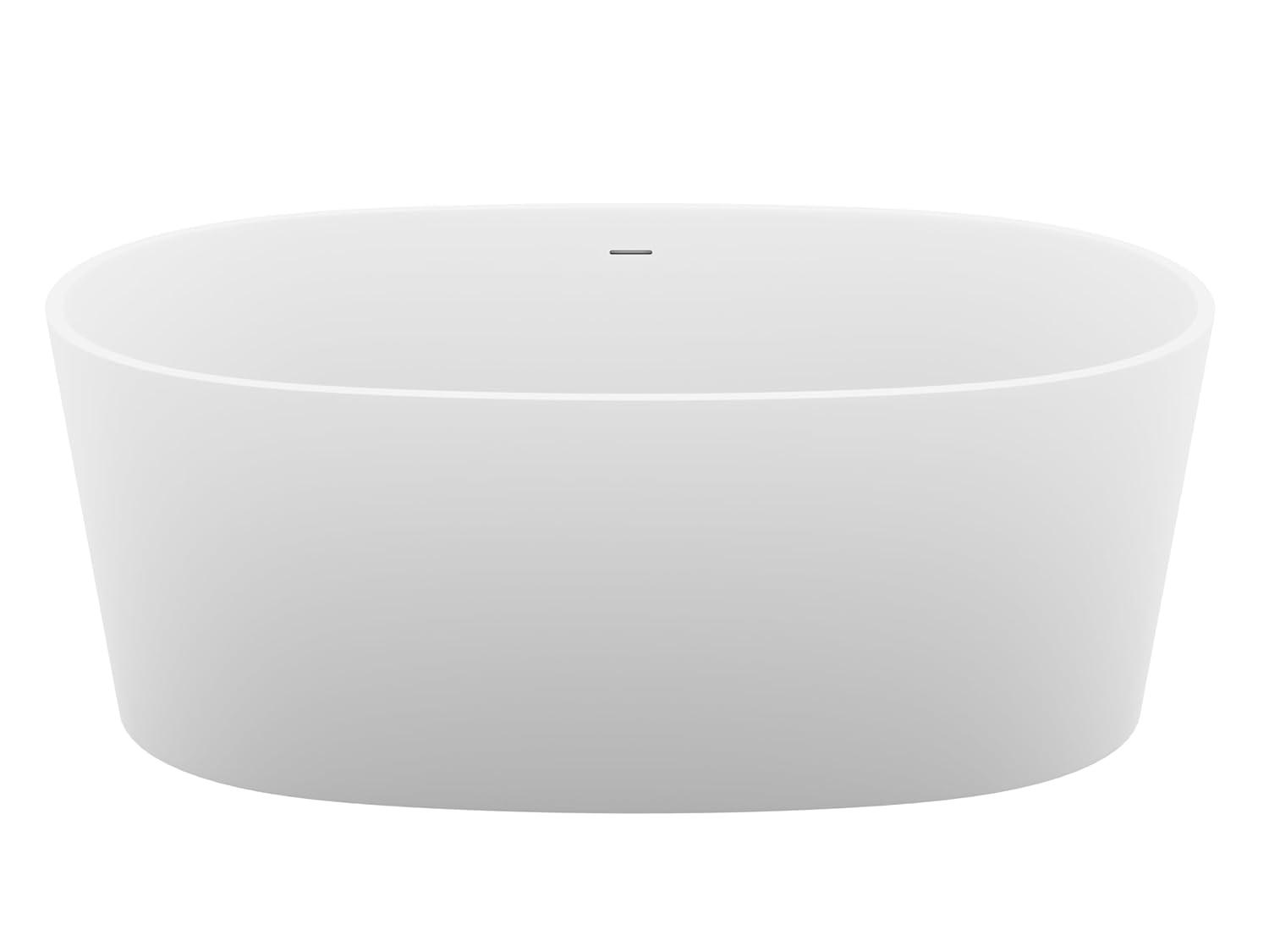 Alto 67'' x 30'' Freestanding Soaking Solid Surface Bathtub