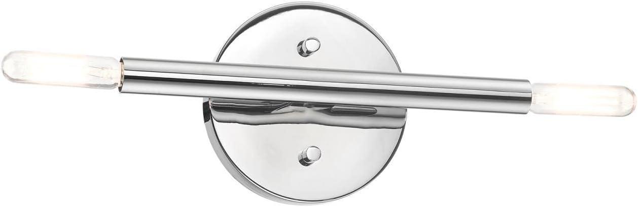 Livex Lighting Copenhagen 2 - Light Wall Light in  Polished Chrome