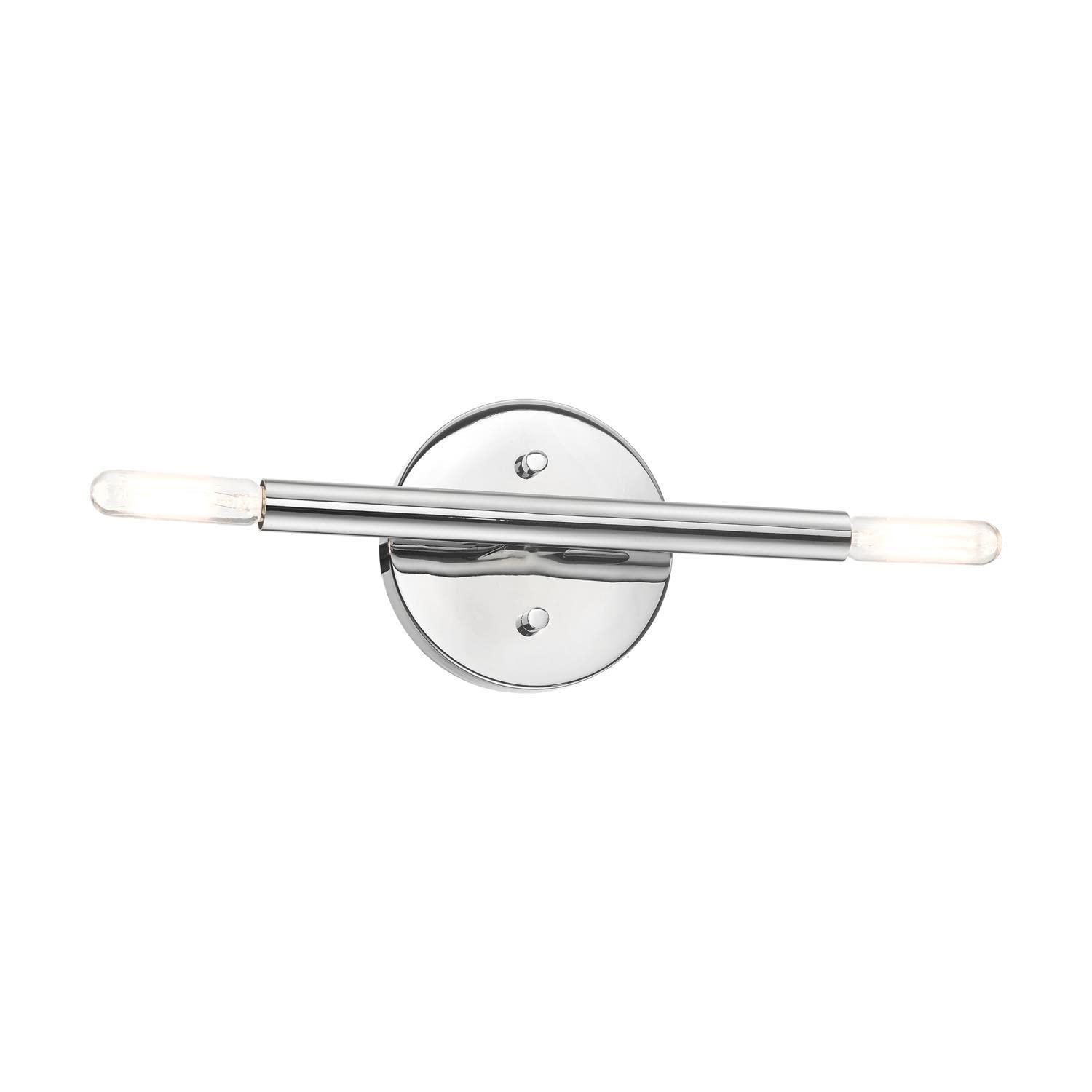 Livex Lighting Copenhagen 2 - Light Wall Light in  Polished Chrome