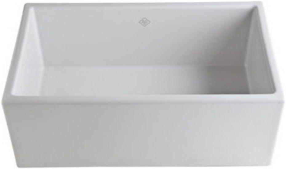 Shaws 30" Single Bowl Farmhouse Apron Front Fireclay Kitchen Sink