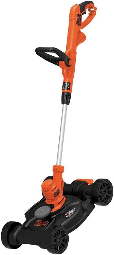 BLACK+DECKER Electric Lawn Mower, String Trimmer, Edger, 3-In-1, Corded, (BESTA512CM)