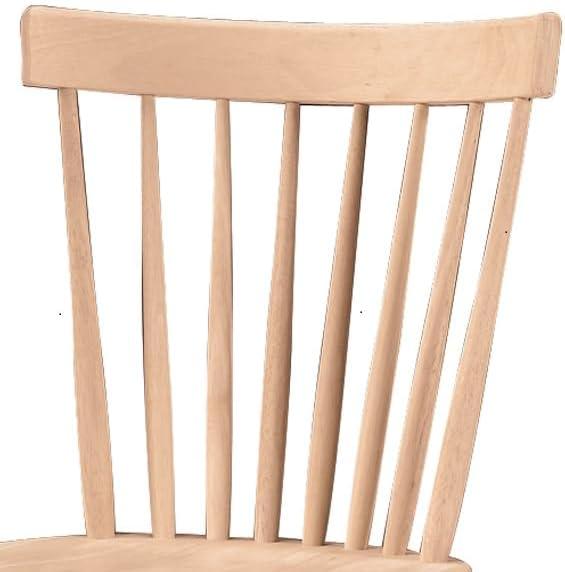 August Grove® Delean Solid Wood Slat Back Side Chair & Reviews | Wayfair