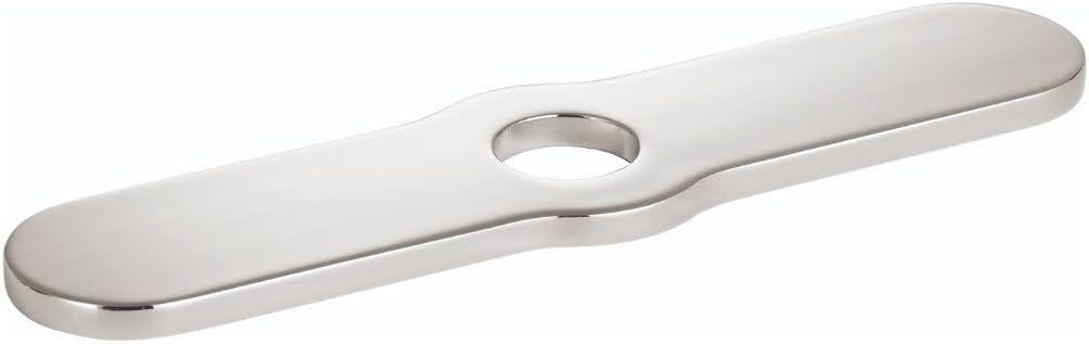 Hansgrohe Base Plate For Single-Hole Kitchen Faucets, 10"11-Inch TransitionalBase Plate For Bathtub Faucet In Chrome, 04797000