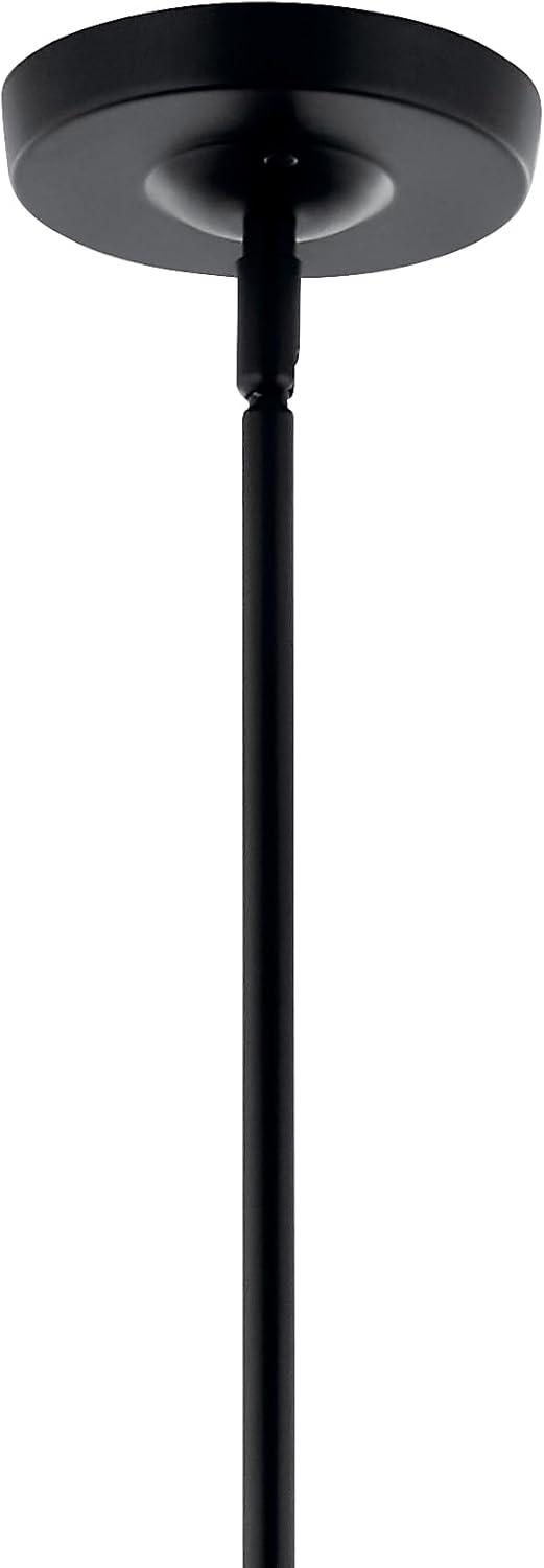 Kichler Livadia 6 -Light Brushed Black Modern/contemporary Bare bulb For Use in Bedrooms, Dining Rooms, Foyers, Kitchens, Living Rooms Chandelier