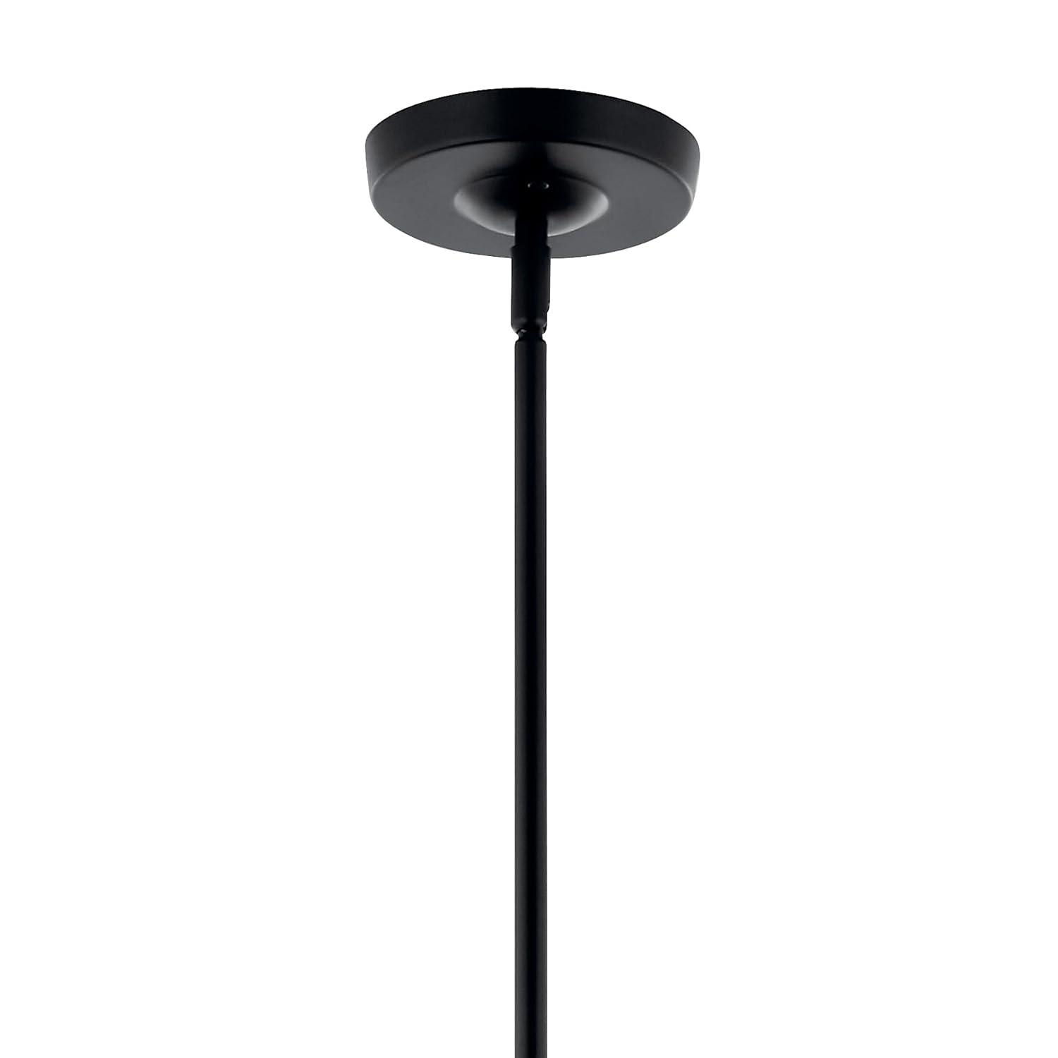Kichler Livadia 6 -Light Brushed Black Modern/contemporary Bare bulb For Use in Bedrooms, Dining Rooms, Foyers, Kitchens, Living Rooms Chandelier
