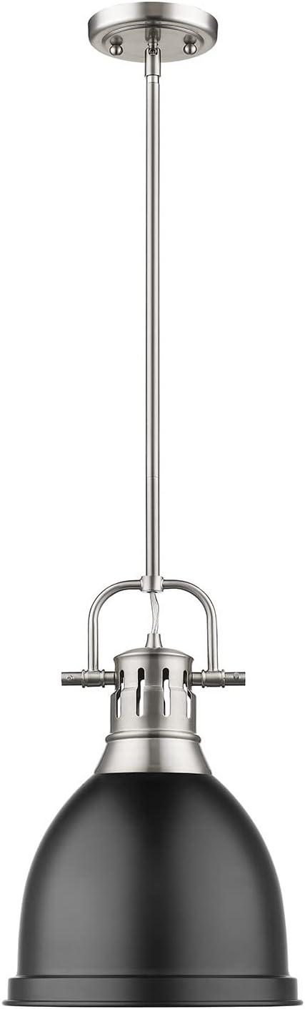 Golden Lighting Duncan 1-Light Large Pendant in Pewter