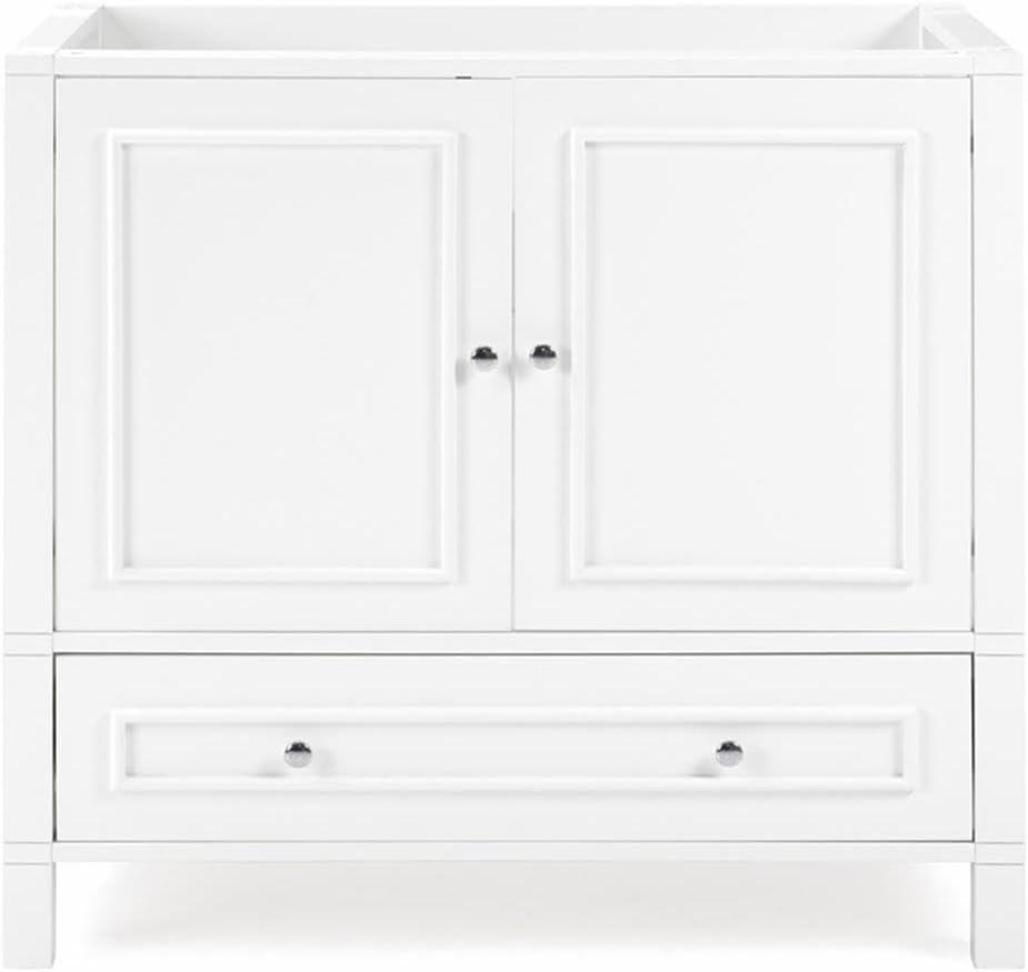 Williamsburg 36"W Transitional Style Vanity Cabinet With Soft Close Doors And Drawers