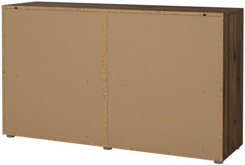 Tvilum Loft 8 Drawer Double Dresser for Adults, Walnut