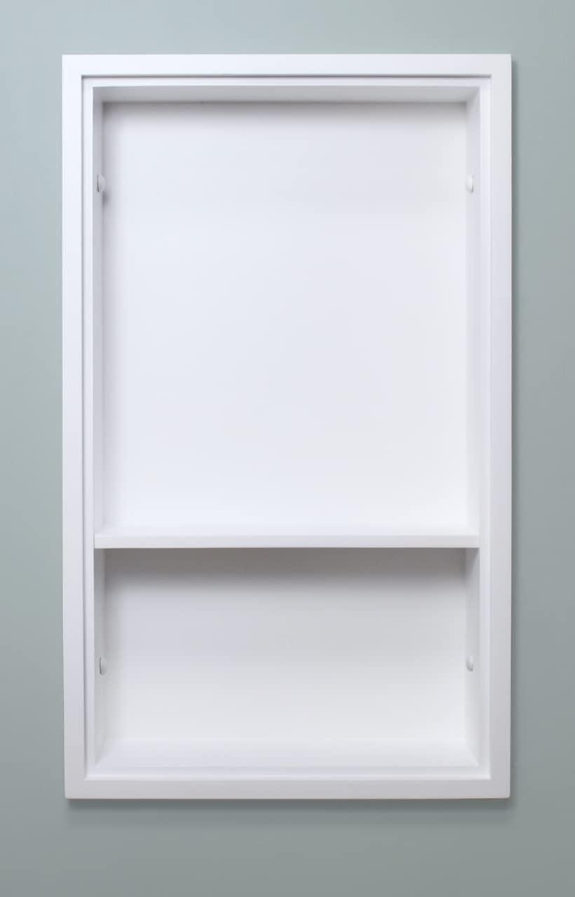 Fox Hollow Furnishings Fox Hollow Furnishings Recessed Wall Shelf with Adjustable Shelves