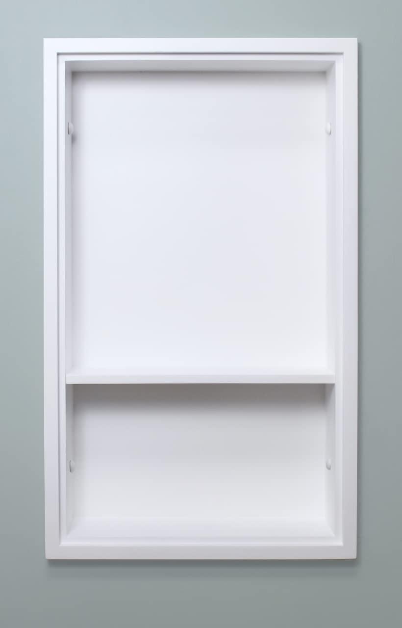 Fox Hollow Furnishings Fox Hollow Furnishings Recessed Wall Shelf with Adjustable Shelves