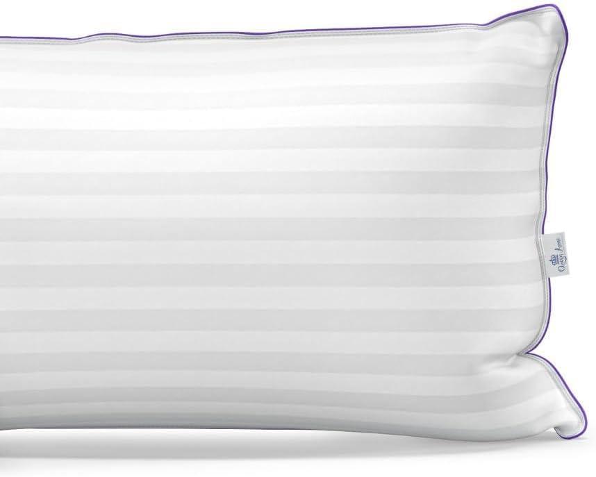 Extra Firm Bed Pillow - The LoftKing by Queen Anne Pillow - High Loft - Superior Luxury Meets Superior Support (King Size)