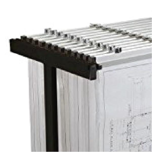 Adjustable Black Steel Mobile Blueprint Storage Rack with Wheels