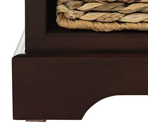 Adayla Solid Wood Drawers Storage Bench