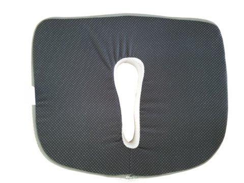 Premium Black and Beige Orthopedic Seat Cushion Pack for Pain Relief