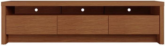 Sylvan TV Stand for TVs up to 60" Cream - Manhattan Comfort: Modern Media Console with Storage, Cable Management