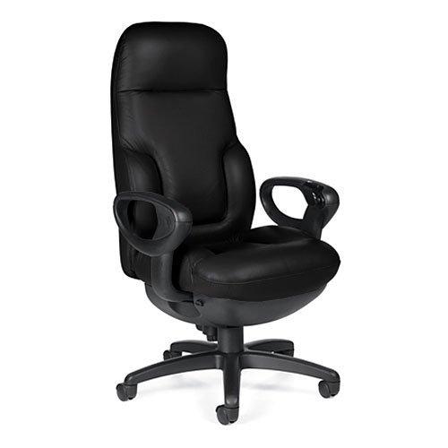 Black Leather High Back Executive Swivel Chair