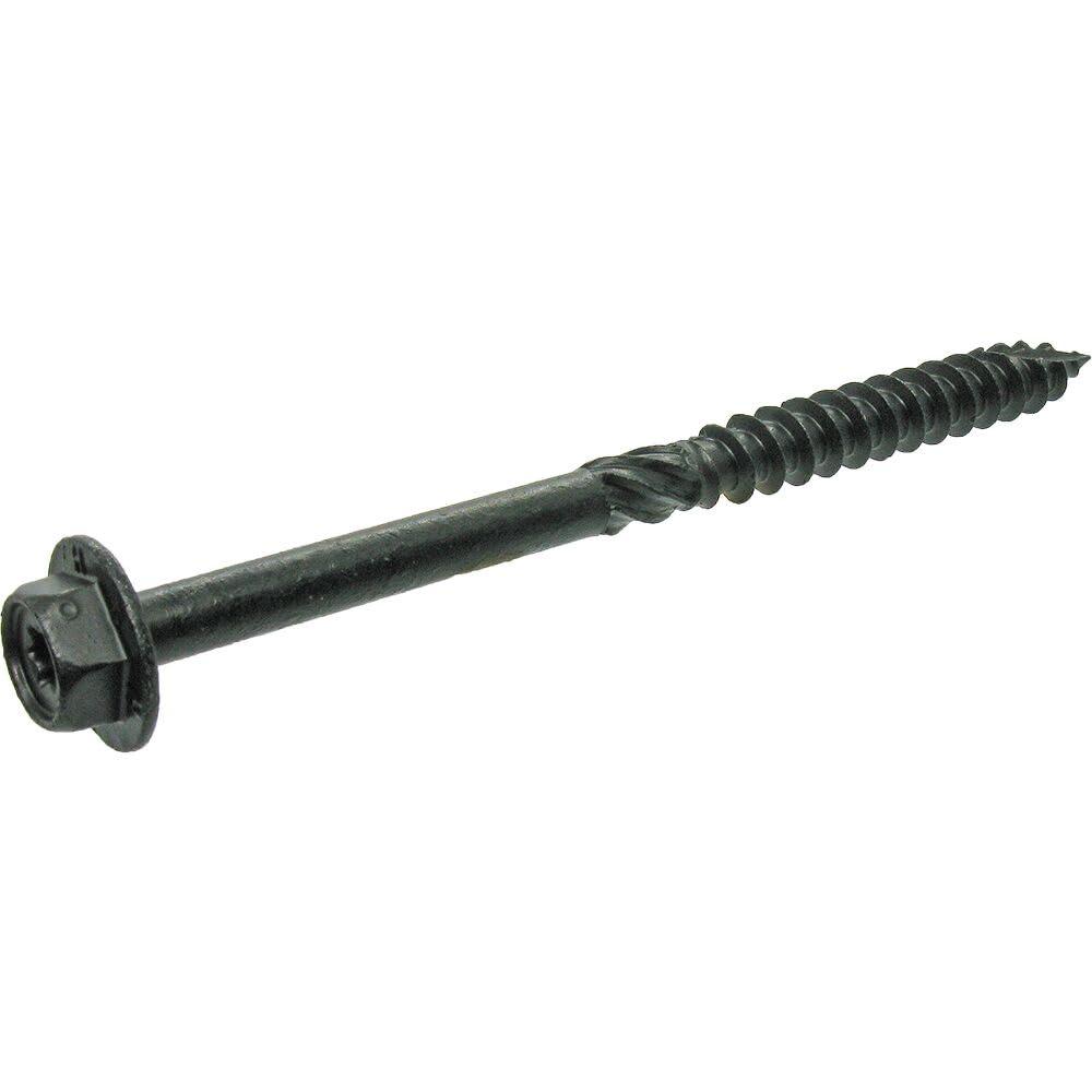 Grip-Rite  No. 10 wire x 4.5 in. Star Hex Washer Head Structural Screws, Pack of 25