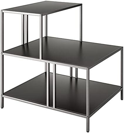 Jamora Stainless Steel Top End Table