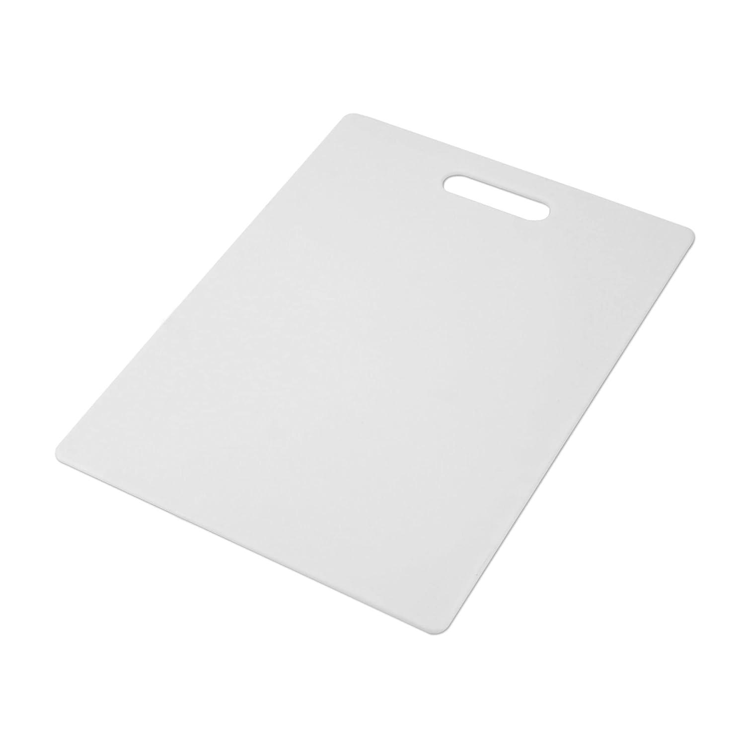 Farberware 11-inch x 14-inch Poly Kitchen Cutting Board White