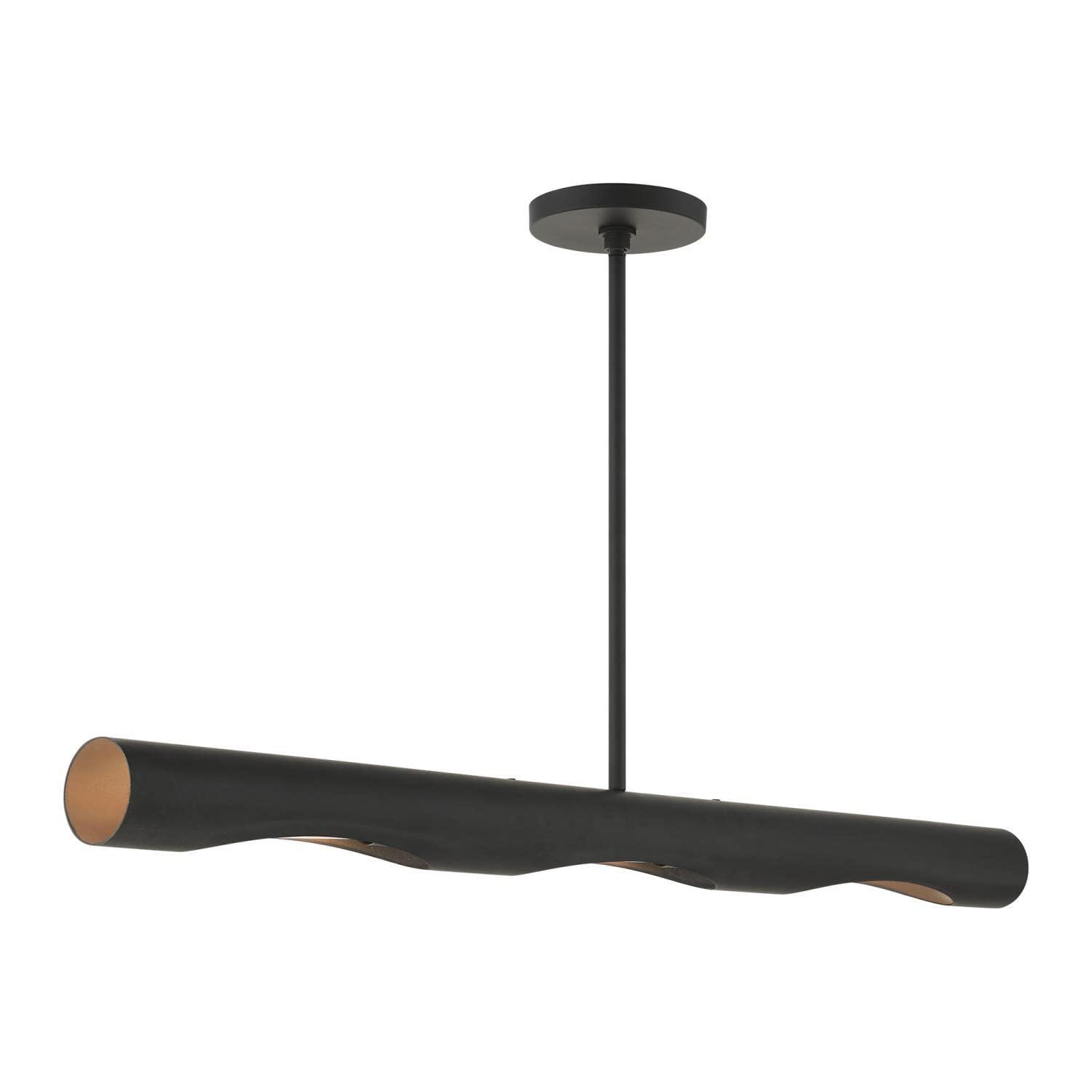 Livex Lighting Novato 3 - Light Chandelier in  Black