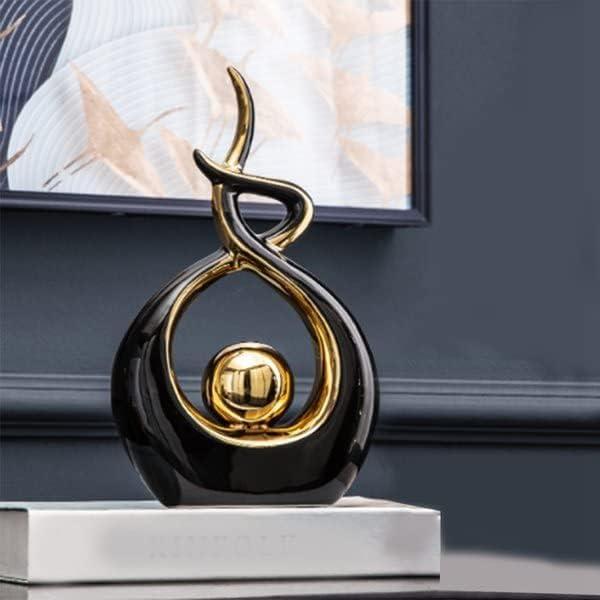 Home Decor Modern Abstract Art Ceramic Statue Table Decorations for Dining Room Living Room Office Centerpiece