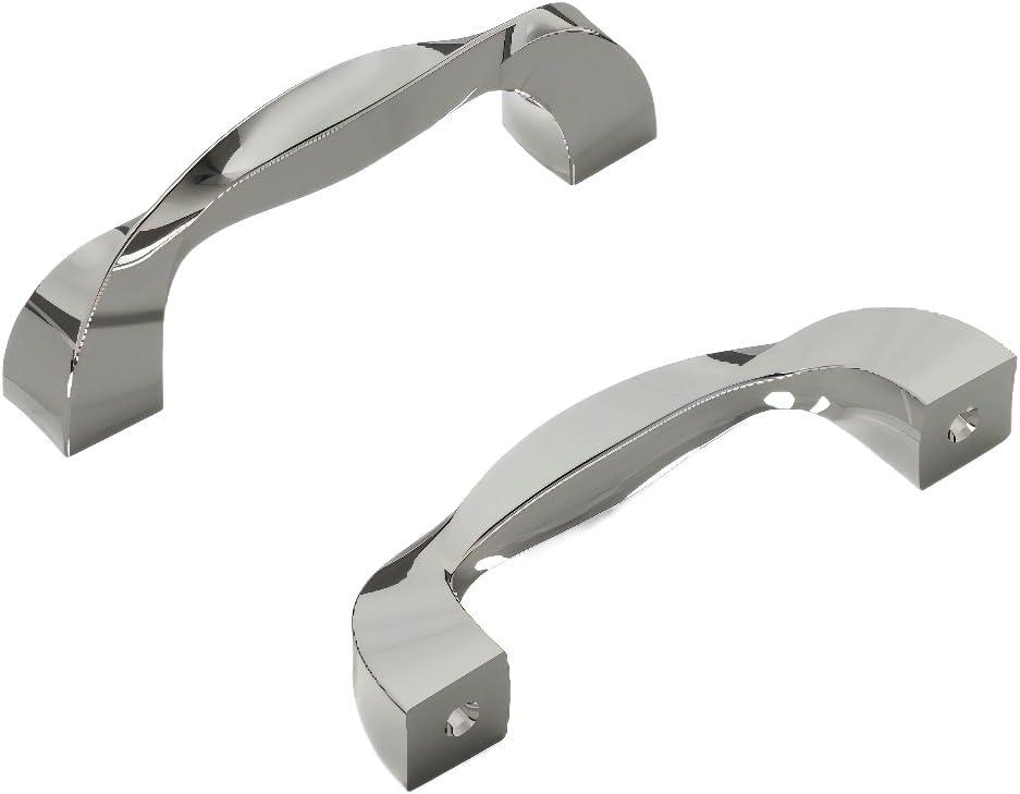 Twist Kitchen Cabinet Handles, Solid Core Drawer Pulls for Cabinet Doors, 5-1/16" (128mm)